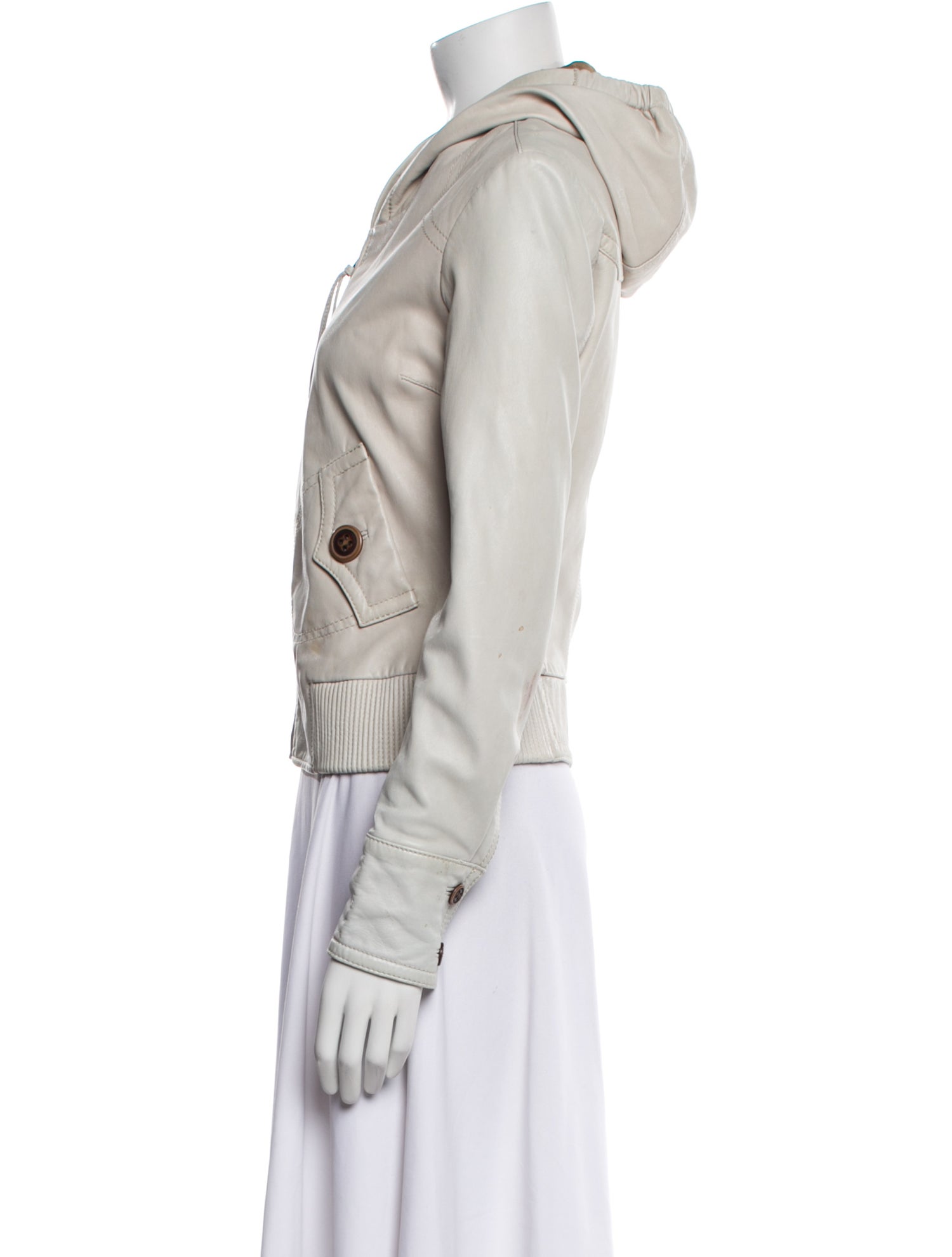 June Leather Bomber Jacket