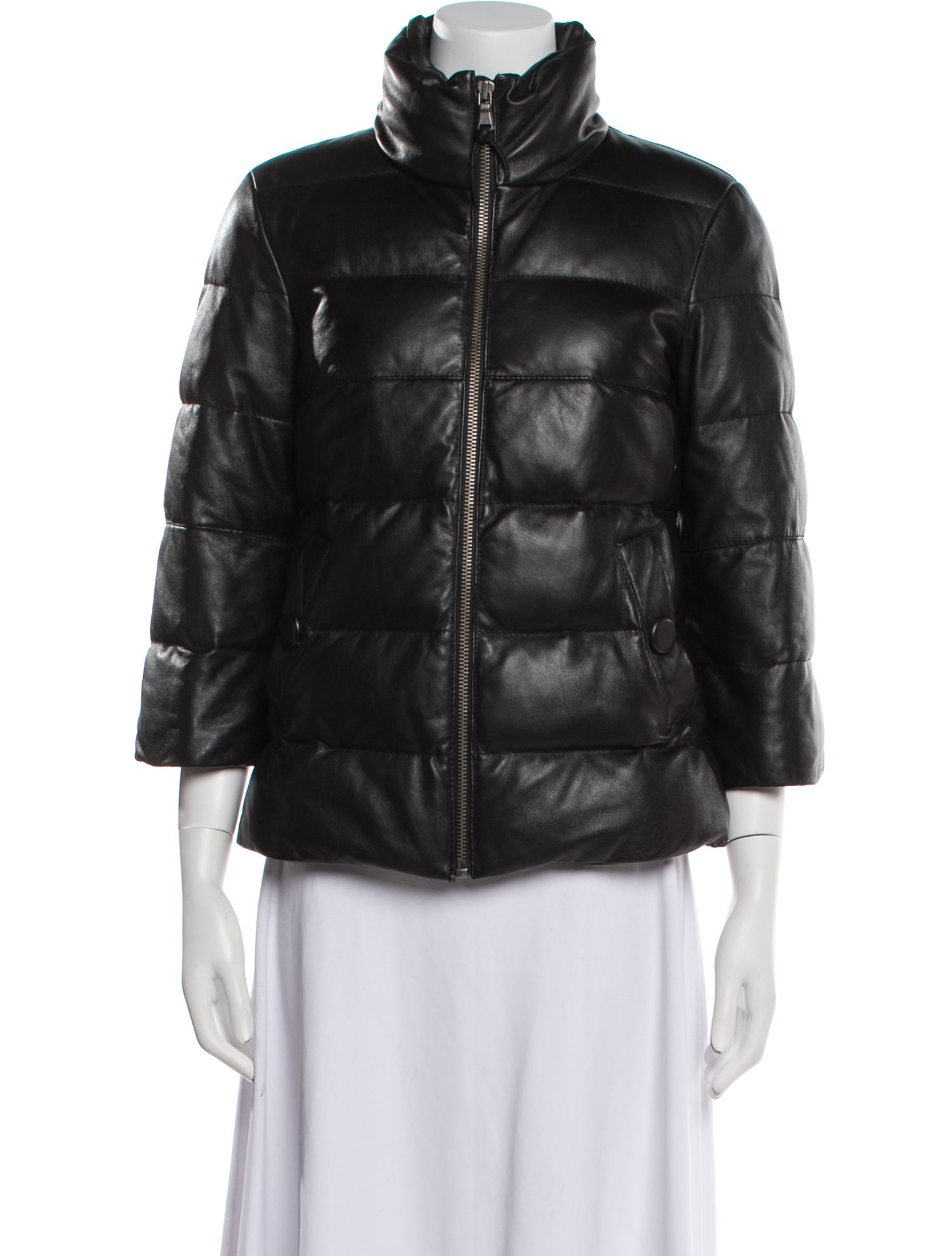 June Leather Down Jacket