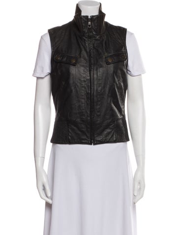 June Jackets Leather Vest S