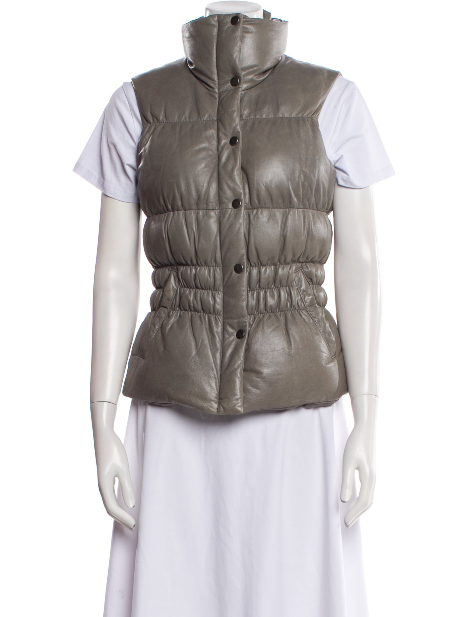 June Leather Down Jacket