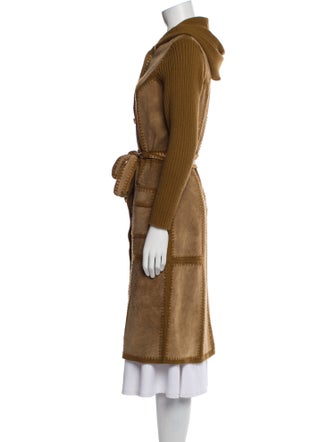 June Leather Trench Coat