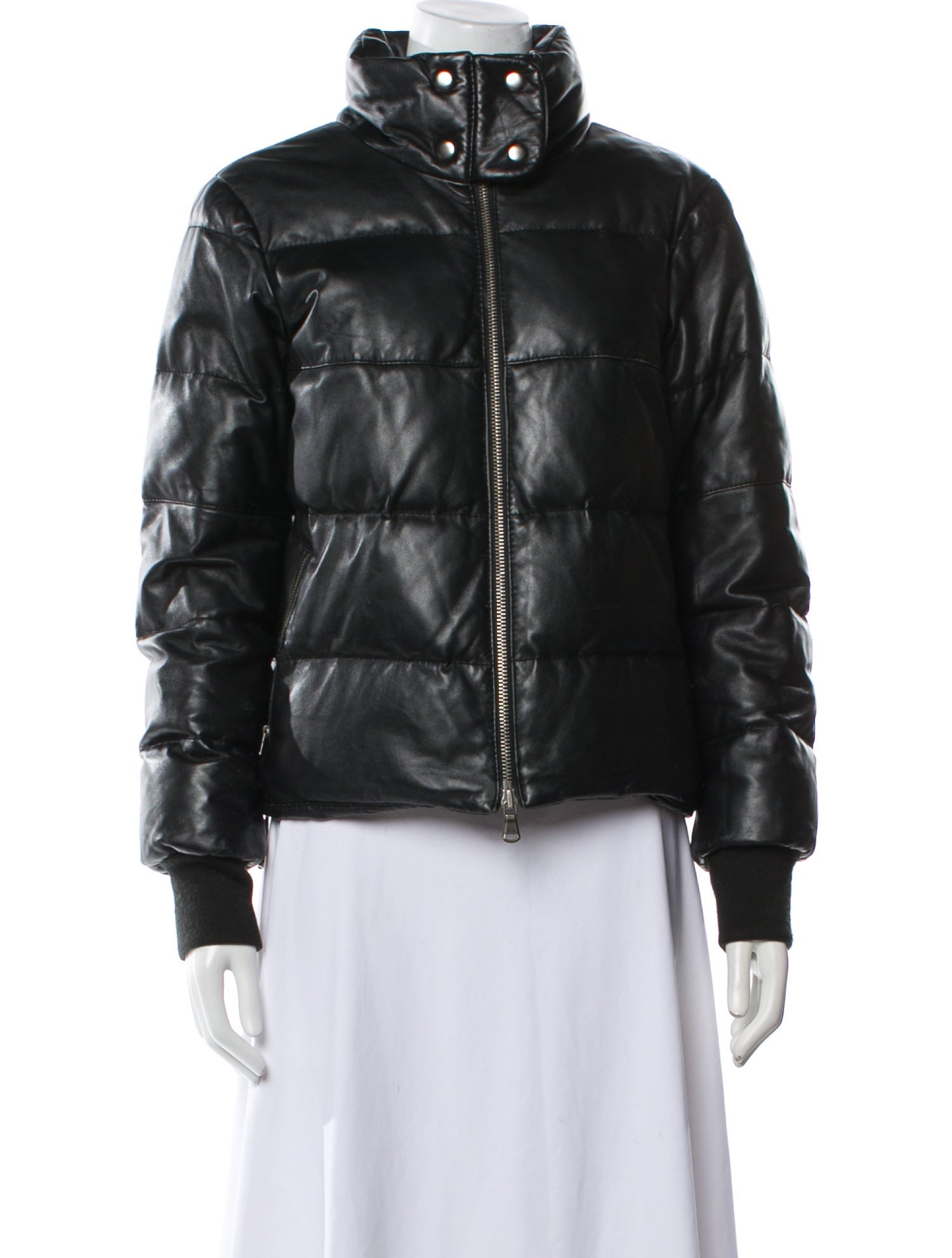 June Leather Down Jacket