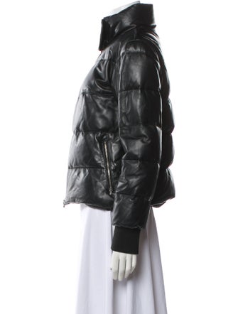 June Leather Down Jacket