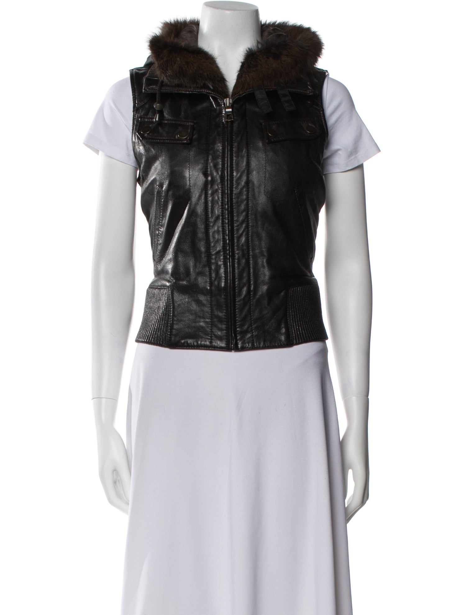 June Leather Fur Jacket