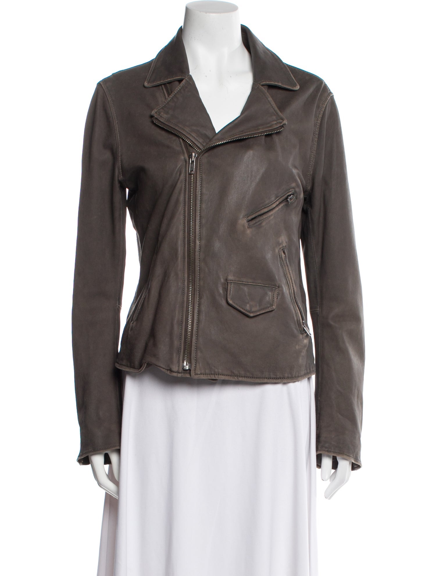 June Leather Biker Jacket