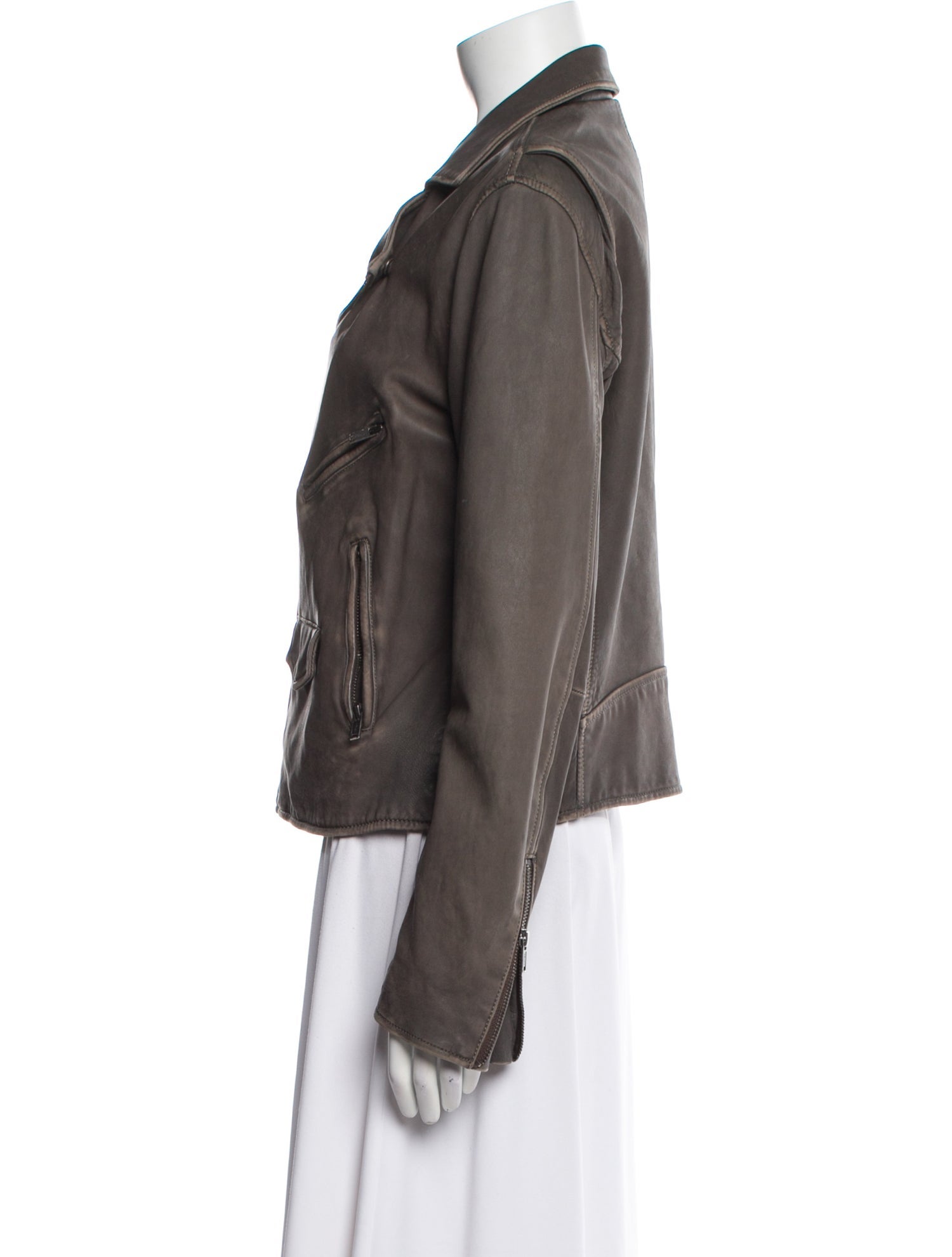 June Leather Biker Jacket