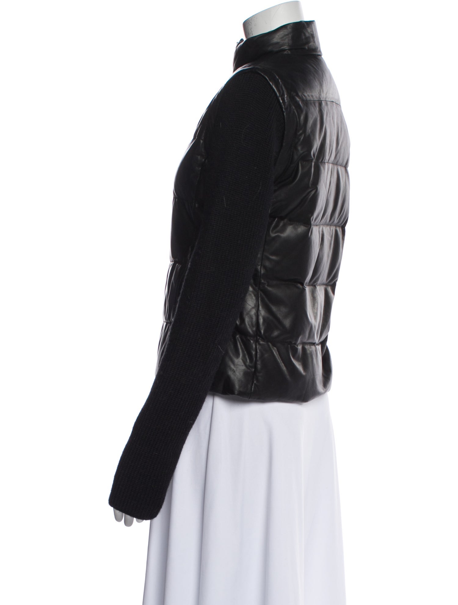 June Leather Down Jacket