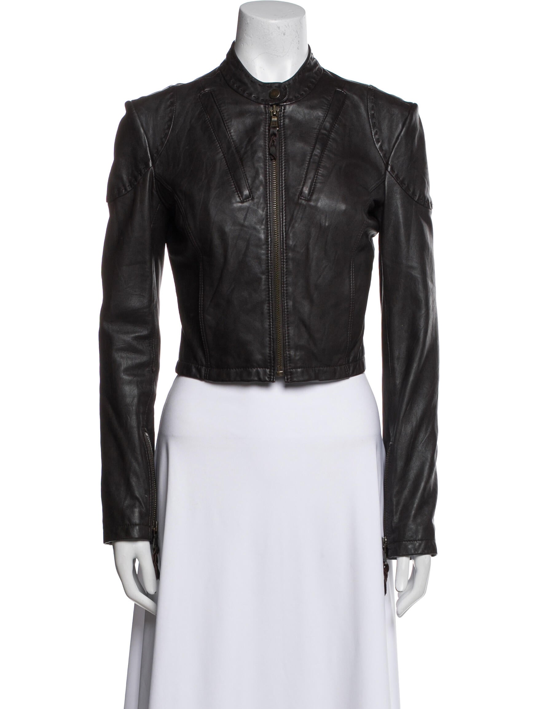 June Leather Biker Jacket