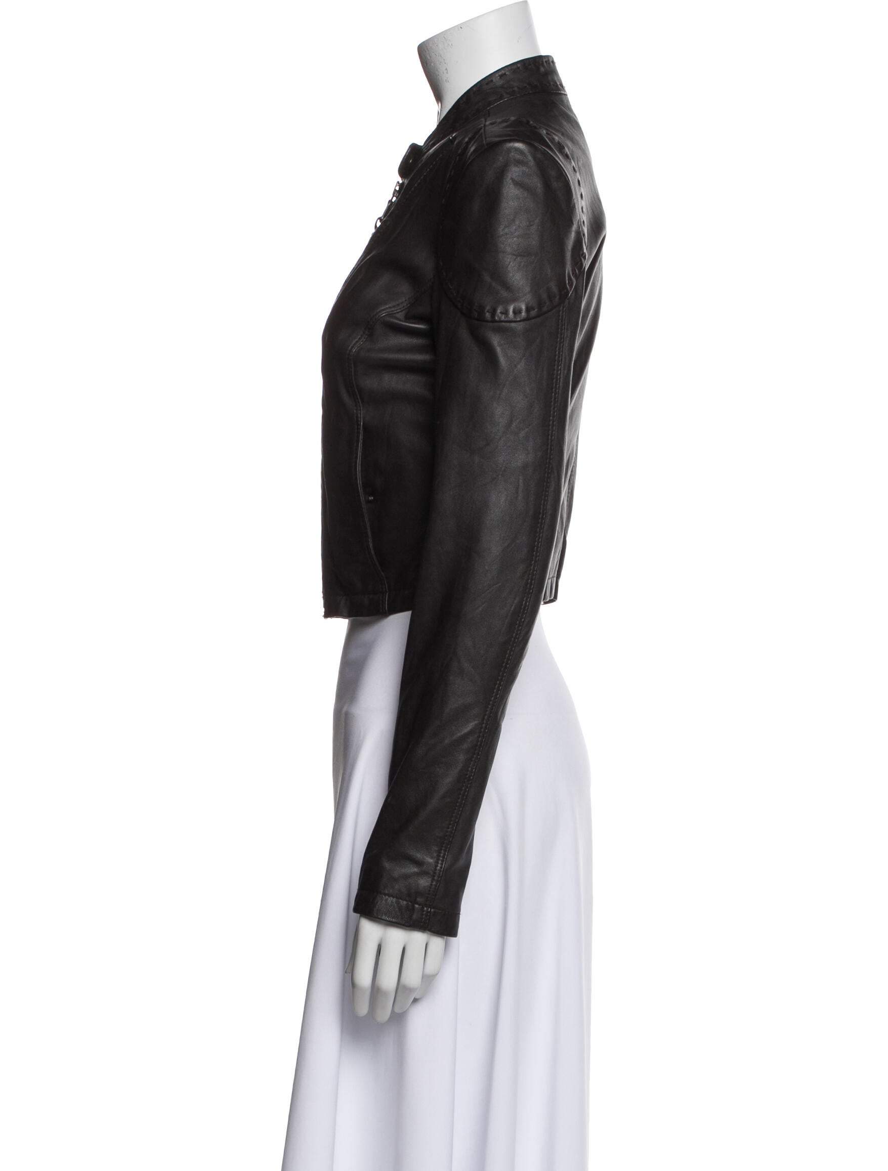 June Leather Biker Jacket