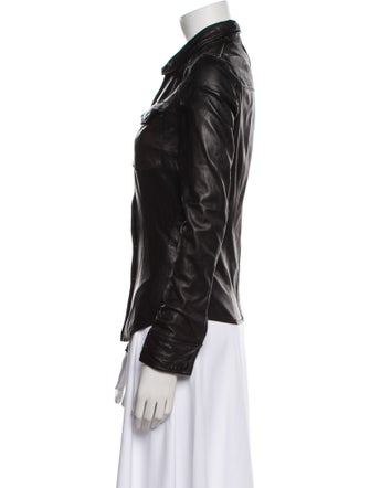 June Leather Biker Jacket