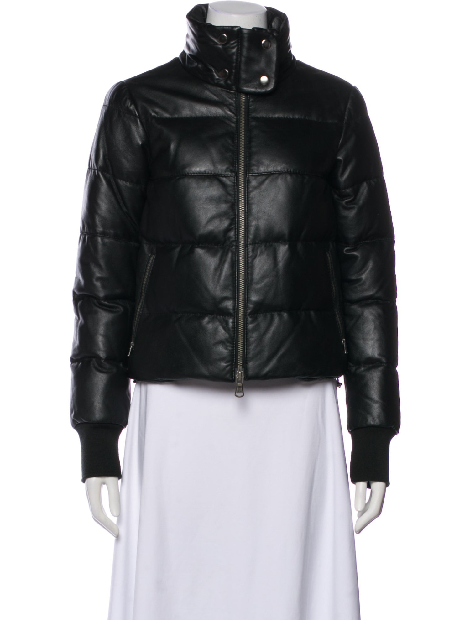 June Leather Down Jacket