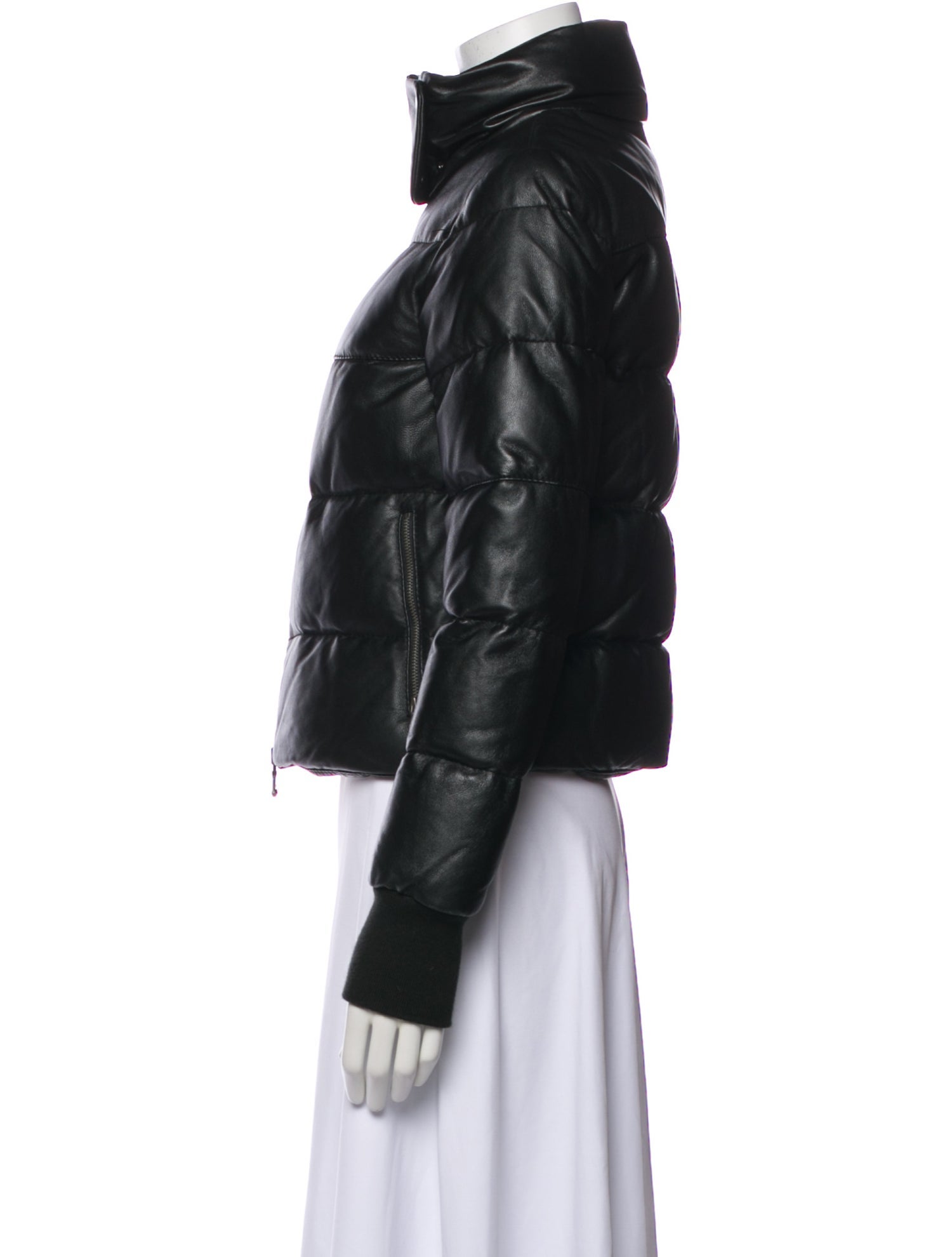 June Leather Down Jacket