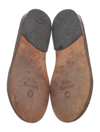 Calleen Cordero Leather Studded Flip Flops