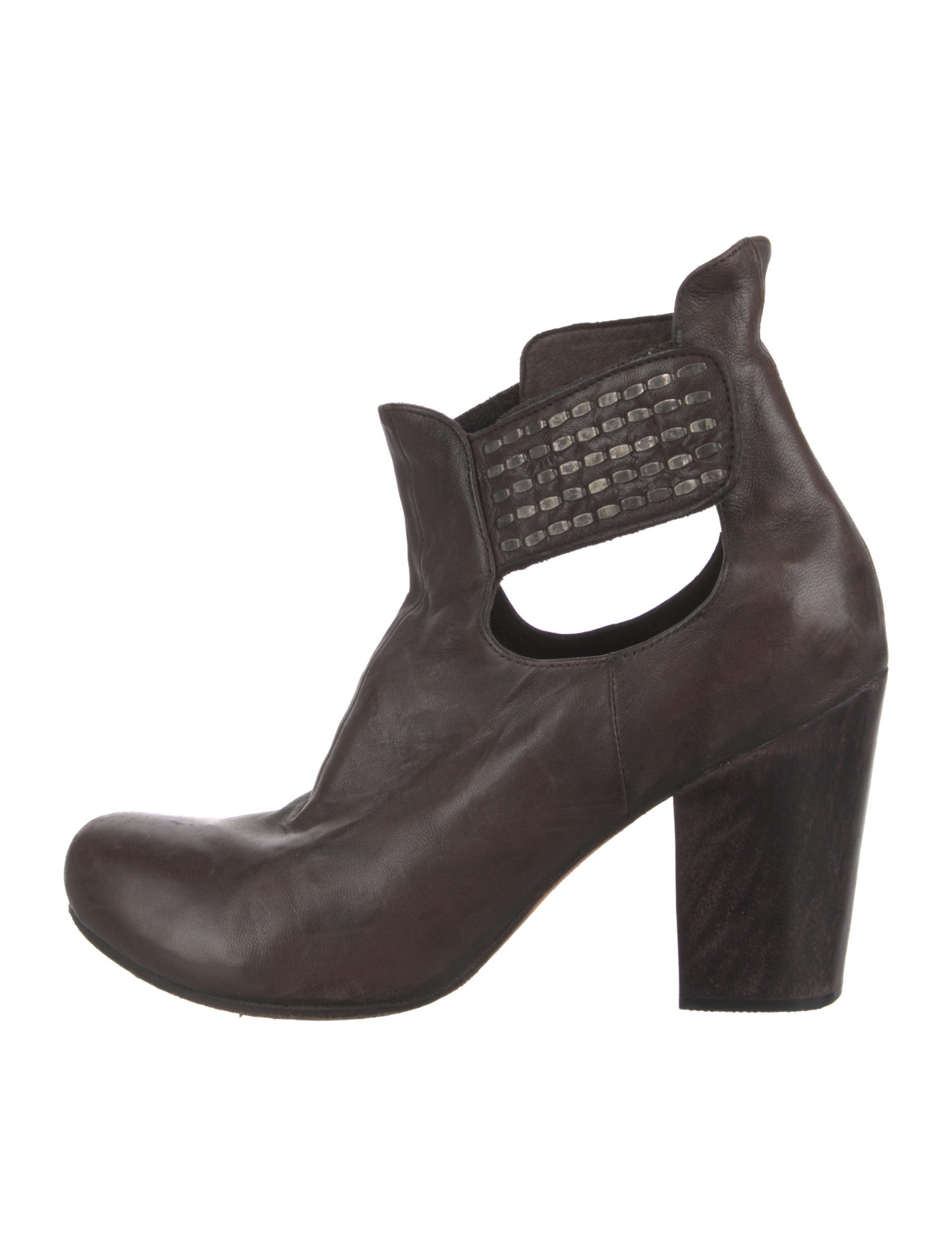 Calleen Cordero Leather Studded Accents Boots