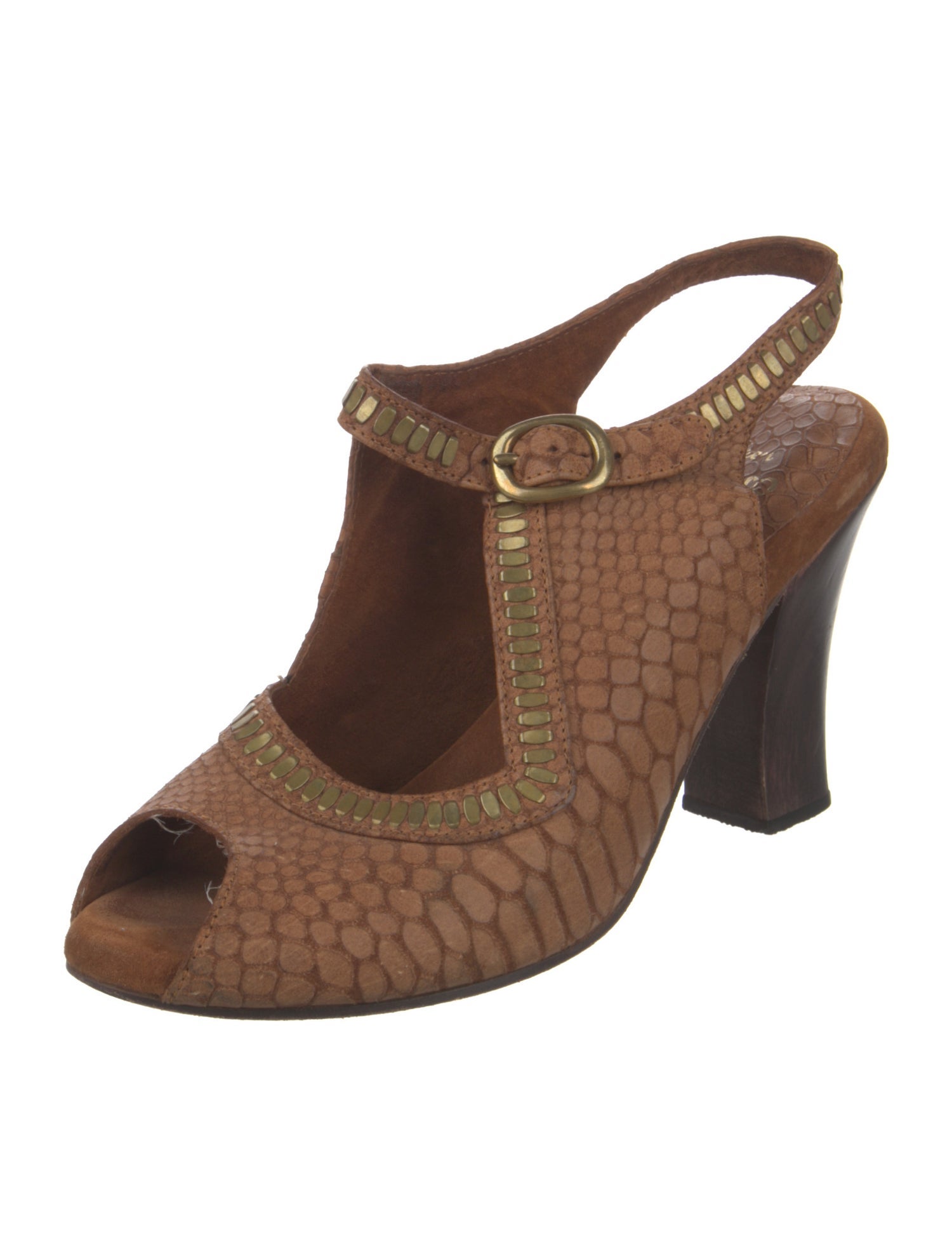 Calleen Cordero Leather Slingback Pumps