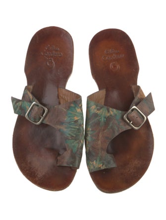 Calleen Cordero Leather Slides