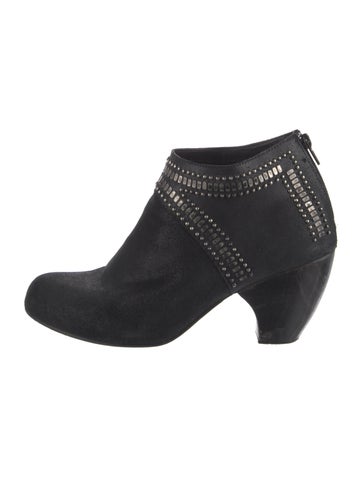 Calleen Cordero Boots Suede Studded Accents 9.5