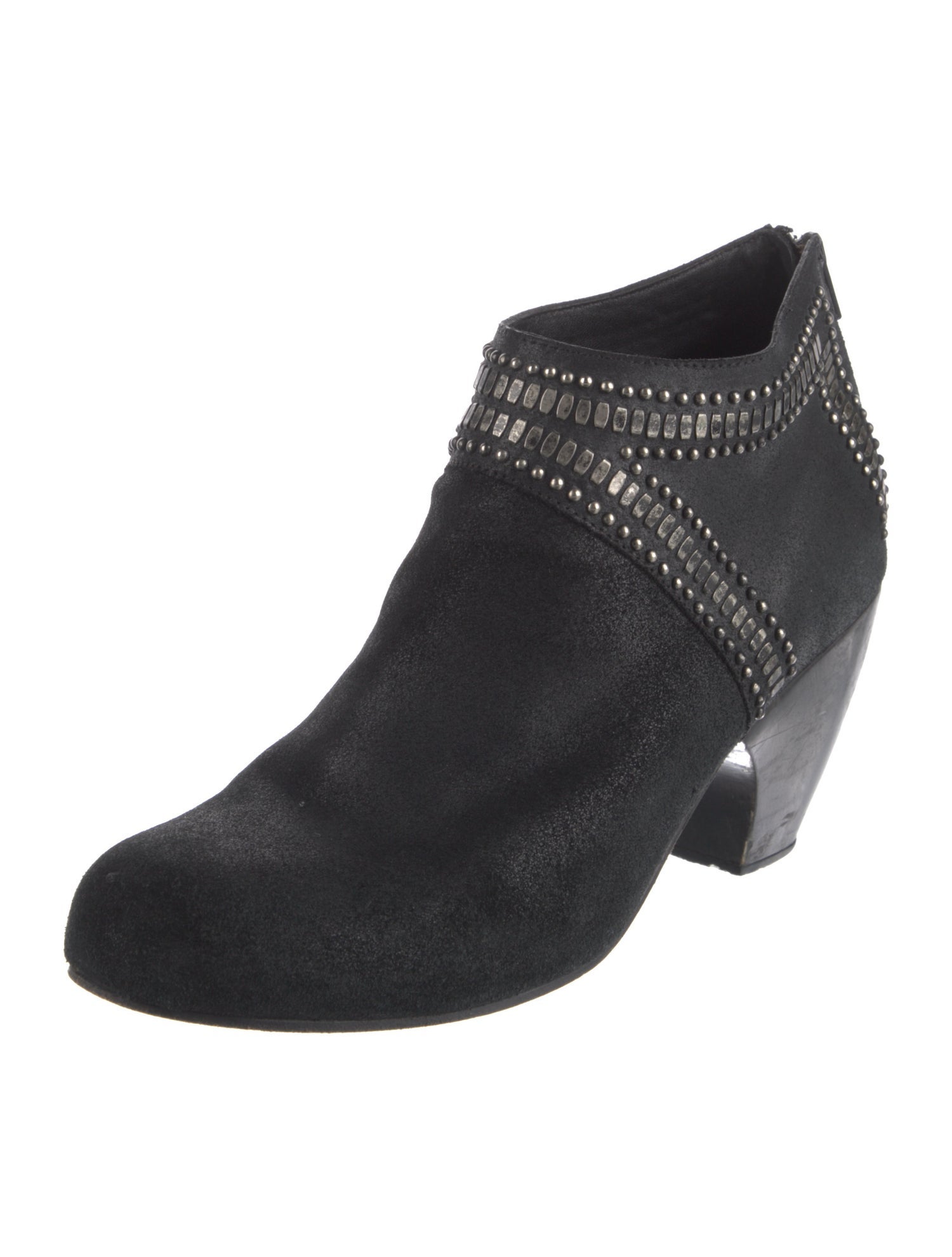 Calleen Cordero Suede Studded Accents Boots