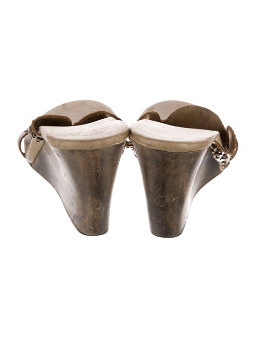 Calleen Cordero Leather Studded Accents Slides