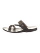 Calleen Cordero Rockstud Accents Leather Slides