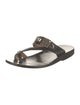 Calleen Cordero Rockstud Accents Leather Slides
