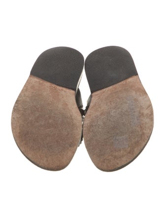 Calleen Cordero Rockstud Accents Leather Slides