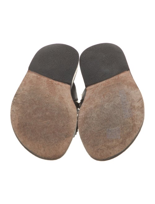 Calleen Cordero Rockstud Accents Leather Slides