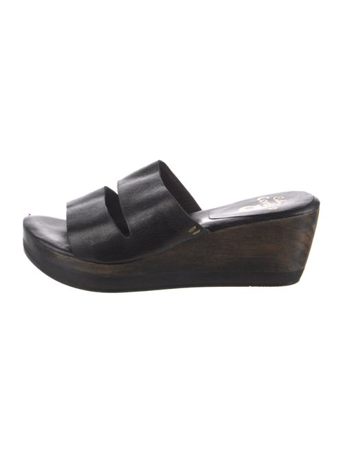 Calleen Cordero Leather Studded Accents Slides