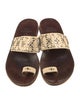 Calleen Cordero Leather Studded Accents Slides