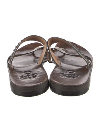 Calleen Cordero Leather Studded Accents Sandals