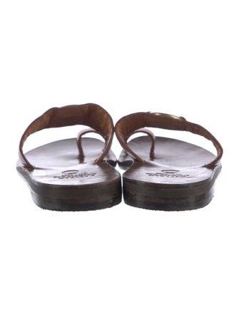 Calleen Cordero Leather Studded Accents Slides