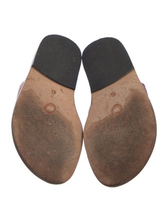 Calleen Cordero Leather Studded Accents Slides