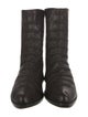 Calleen Cordero Leather Studded Accents Combat Boots