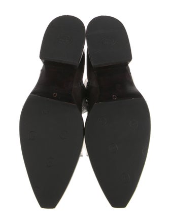 Calleen Cordero Leather Studded Accents Combat Boots