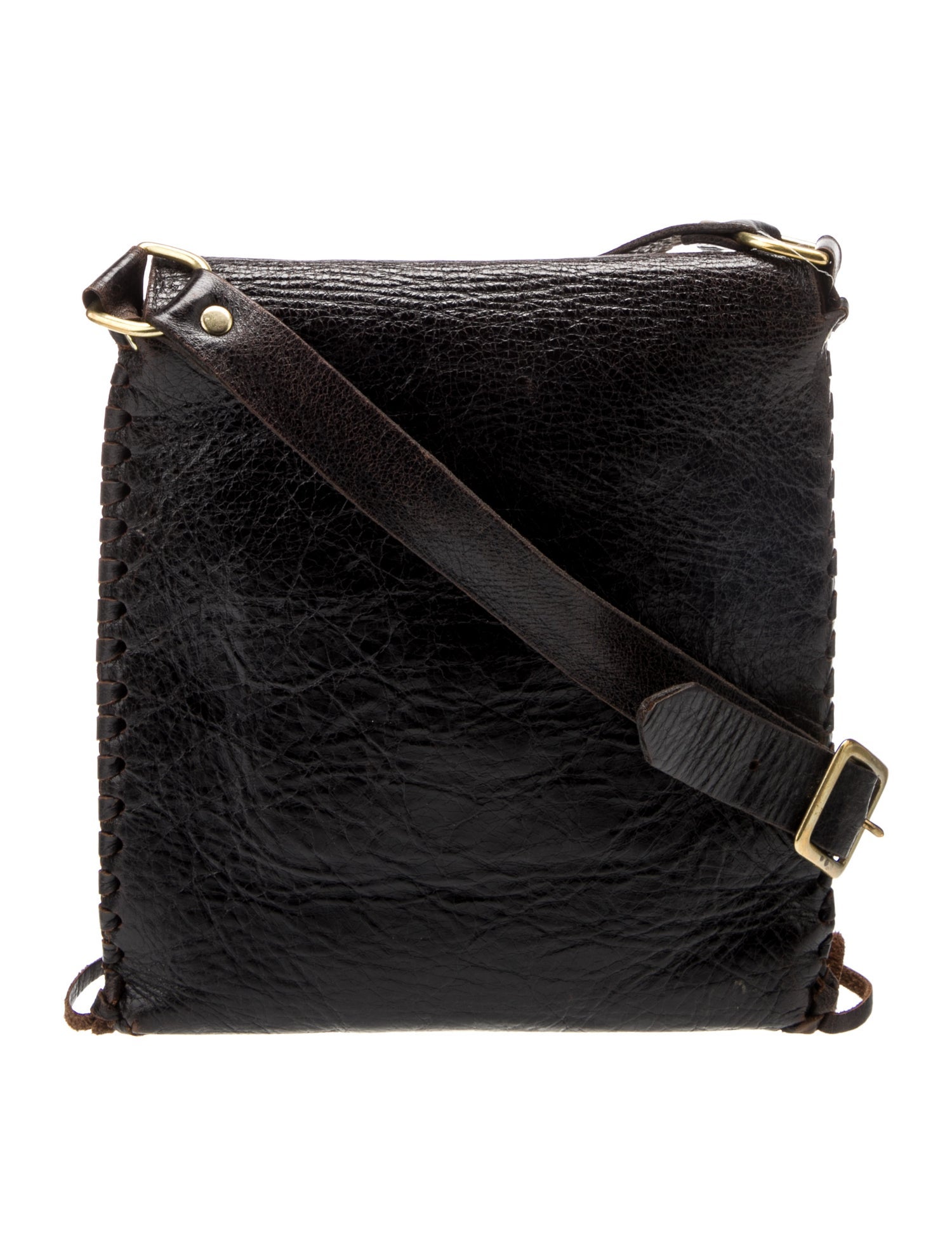 Calleen Cordero Leather Messenger Bag