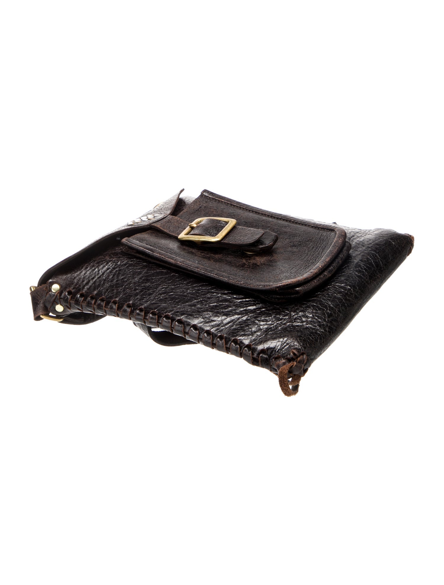 Calleen Cordero Leather Messenger Bag