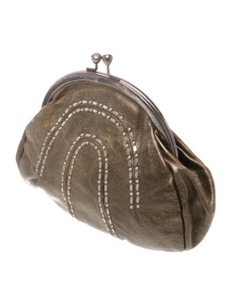 Calleen Cordero Leather Evening Bag