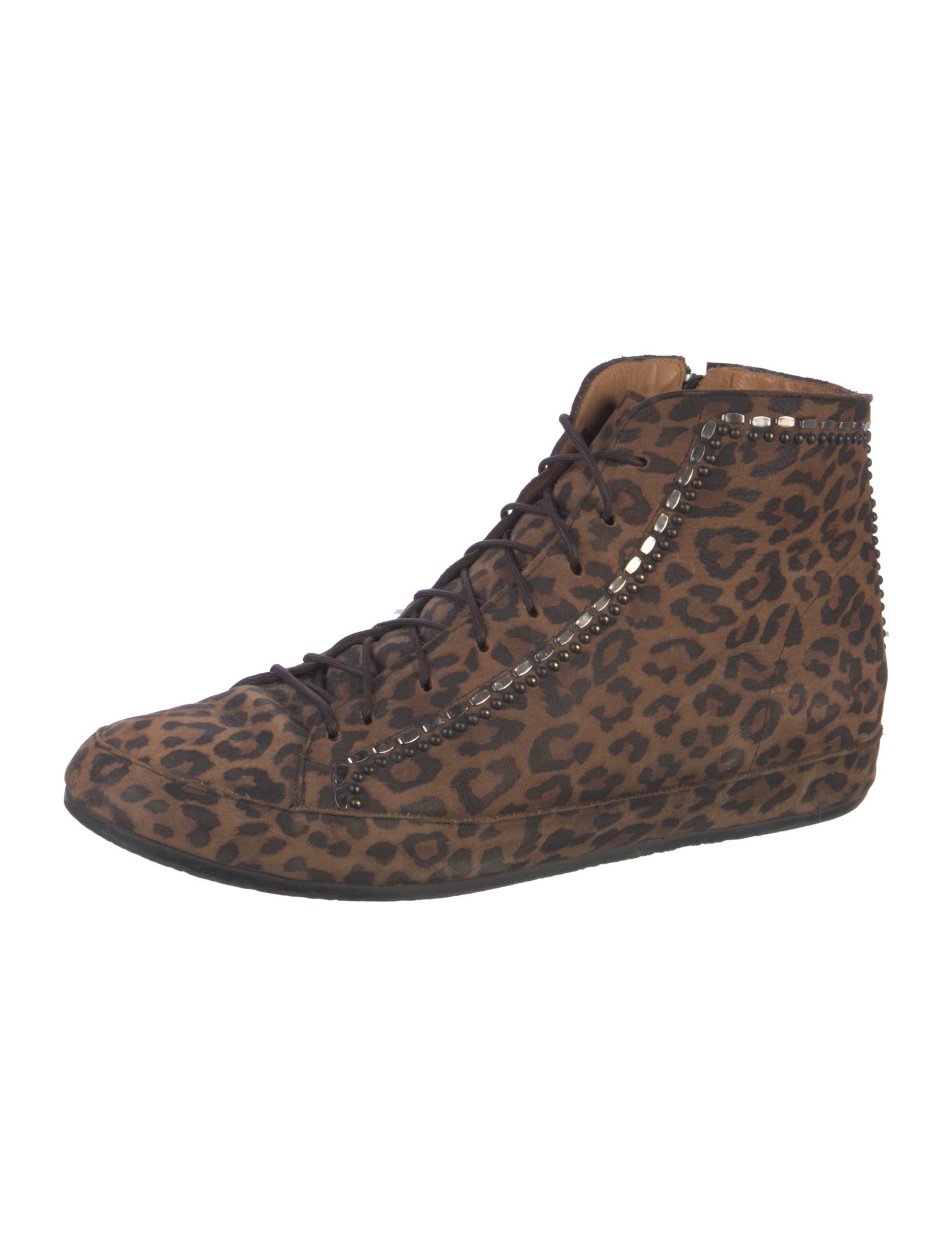 Calleen Cordero Suede Animal Print Sneakers