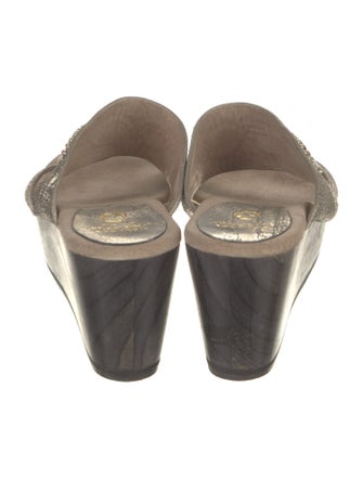 Calleen Cordero Leather Studded Accents Slides