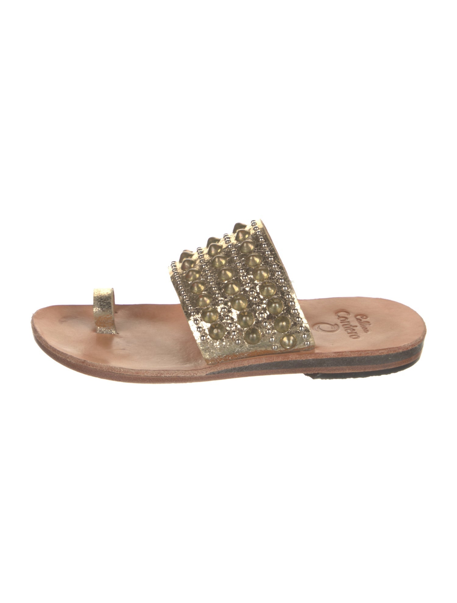 Calleen Cordero Leather Slides