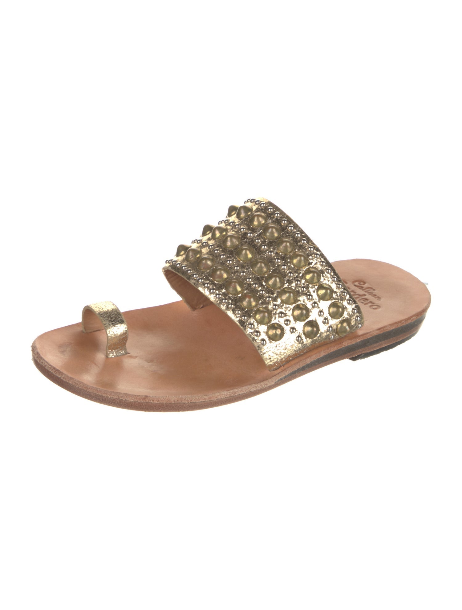 Calleen Cordero Leather Slides