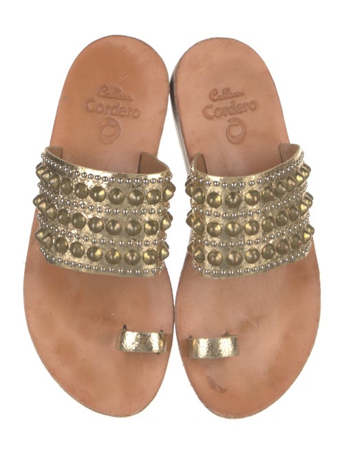 Calleen Cordero Leather Slides