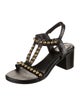 Calleen Cordero Leather T-Strap Sandals