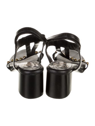 Calleen Cordero Leather T-Strap Sandals