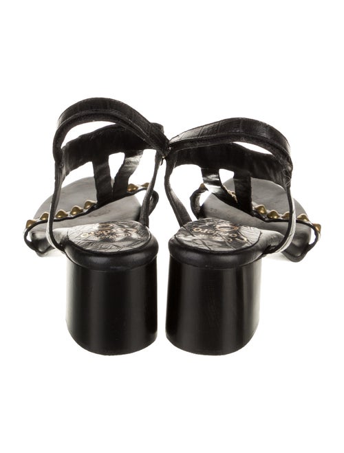 Calleen Cordero Leather T-Strap Sandals