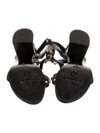 Calleen Cordero Leather T-Strap Sandals