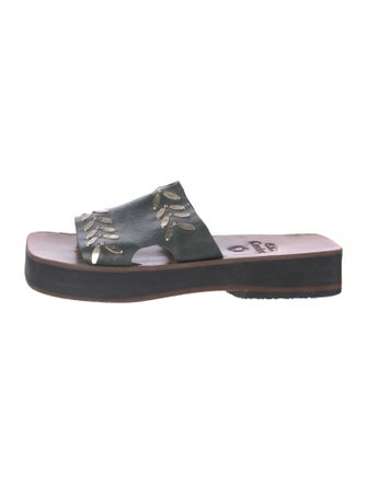 Calleen Cordero Leather Slides