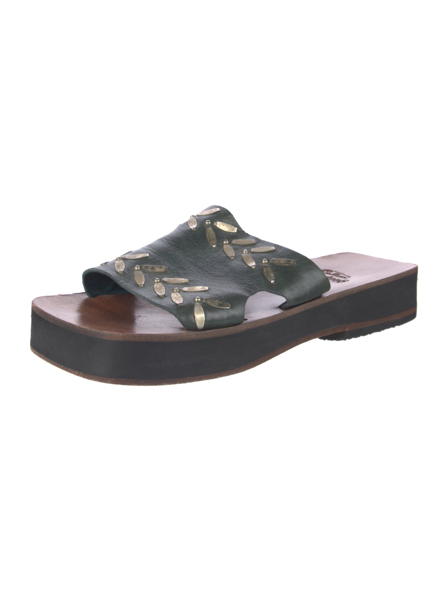 Calleen Cordero Leather Slides
