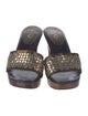 Calleen Cordero Leather Printed Slides