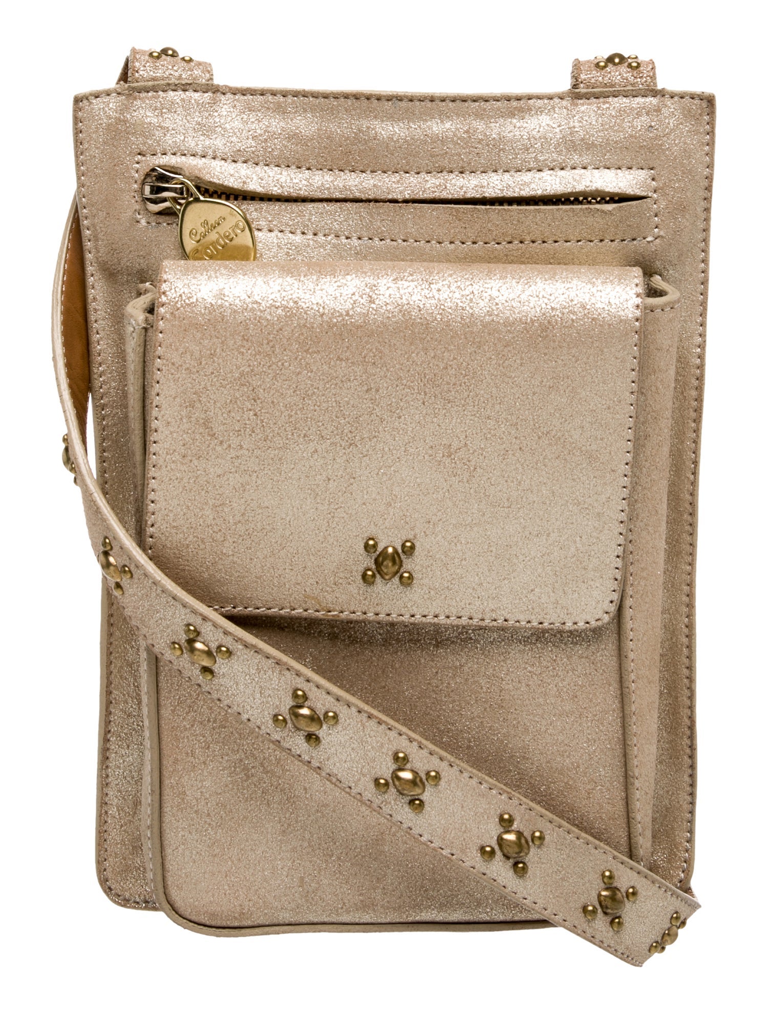 Calleen Cordero Suede Crossbody Bag